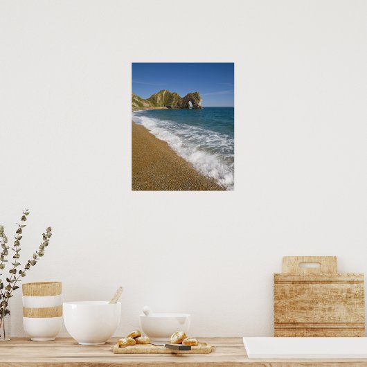 Duur deur, Lulworth Cove, Jurassic Coast, 2 Poster (Keuken)