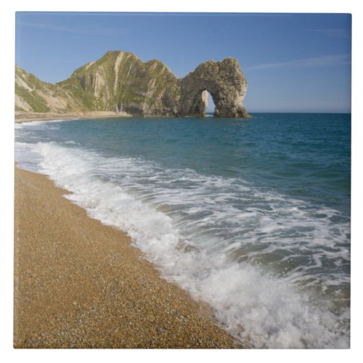 Duur deur, Lulworth Cove, Jurassic Coast, 2 Tegeltje (Voorkant)