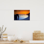 Duur deur, zonsondergang, Dorset, Engeland Poster (Keuken)