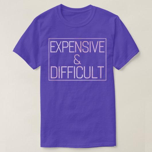 Duur en moeilijk Fungerende Vrouwen duur en duur T-shirt (Design voorkant)