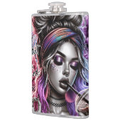 Duur en moeilijk praat terug brutale mevrouw baas heupfles (Links)