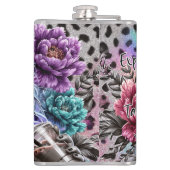 Duur en moeilijk praat terug brutale mevrouw baas heupfles (Achterkant)