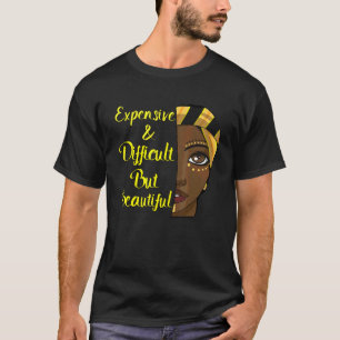 Duur en moeilijk Vrouw Fancy Vriend Grappig T-shirt