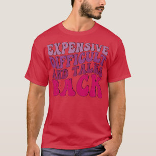 Duur moeilijk en gesprek terug t-shirt