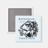 Duur, Moeilijk en Praten Terug Magneet (Voorkant / Achterkant)