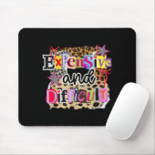 Duur Moeilijk Vintage Mixed Media Design Muismat (Met muis)