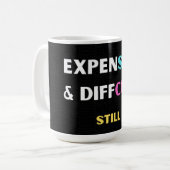 Duur &...... stilstaand koffiemok (Voorkant links)