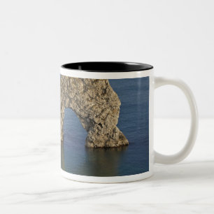 Duur van de deur, Jurassic Coast World Heritage 3 Tweekleurige Koffiemok