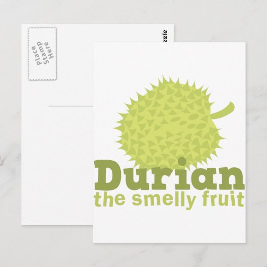 Duur van de geurvruchten briefkaart (Voorkant / Achterkant)