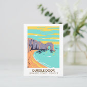 Duur van de Jurassic-kust in Dorset England Briefkaart (Staand voorkant)