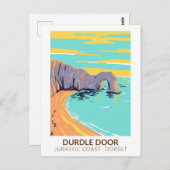 Duur van de Jurassic-kust in Dorset England Briefkaart (Voorkant / Achterkant)