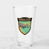 Duur van de Jurassic-kust in Dorset England Glas (Voorkant)