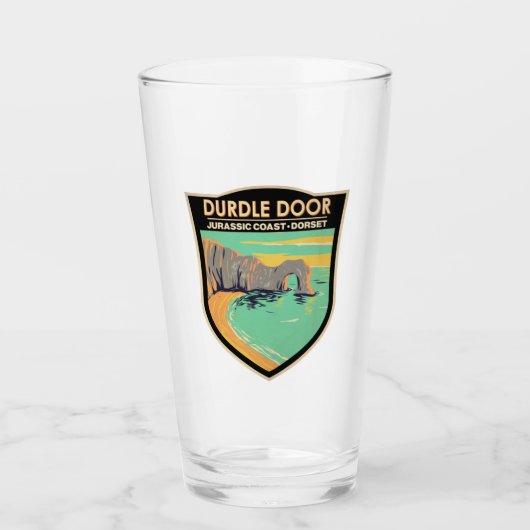 Duur van de Jurassic-kust in Dorset England Glas (Voorkant)