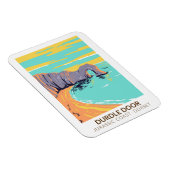 Duur van de Jurassic-kust in Dorset England Magneet (Rechterzijde)