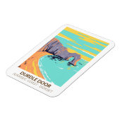 Duur van de Jurassic-kust in Dorset England Magneet (Linkerzijde)