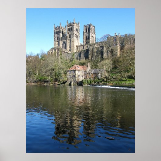 Duurham Cathedraal en Mill Poster (Voorkant)