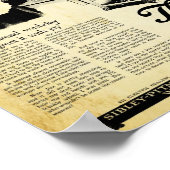 Duurmerk Elektrische wasmachine Afdrukken Poster (Hoek)