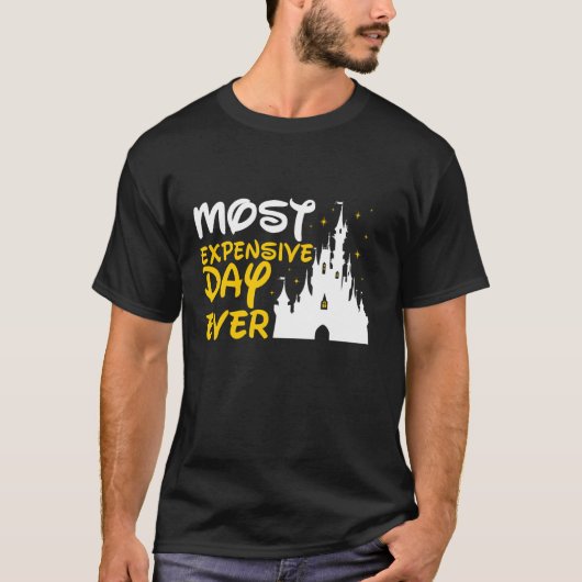 Duurste dag ooit, vakantie modus grappig t-shirt (Voorkant)
