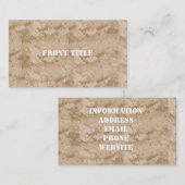 Duurzaam digitaal militair patroon visitekaartje (Voorkant / Achterkant)