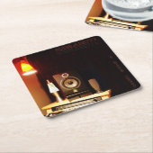 Duurzaam en absorberend papier Onderzetter (Schuin)