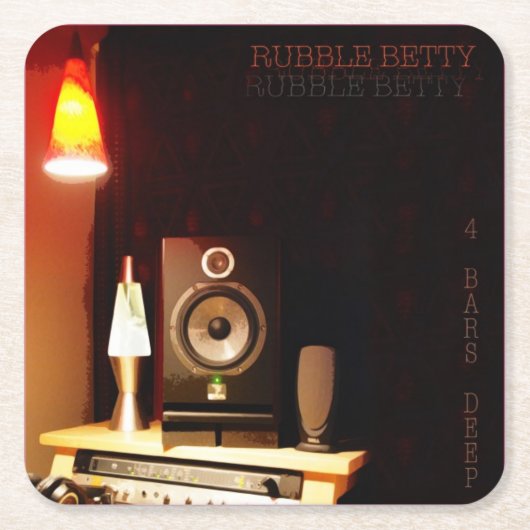 Duurzaam en absorberend papier Onderzetter (Voorkant)