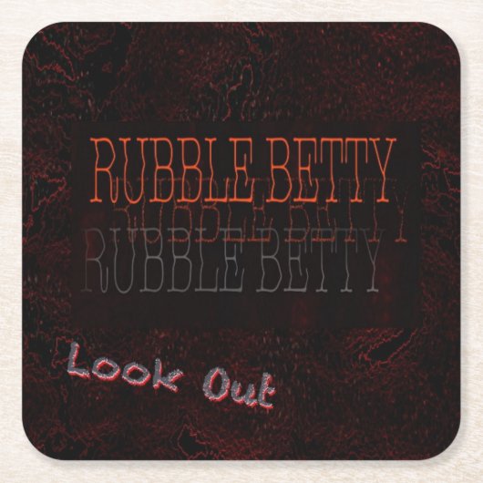 Duurzaam en absorberend papier Onderzetter (Voorkant)