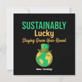 Duurzaam Gelukkig Aarde Milieuvriendelijk Groen Le Kaart