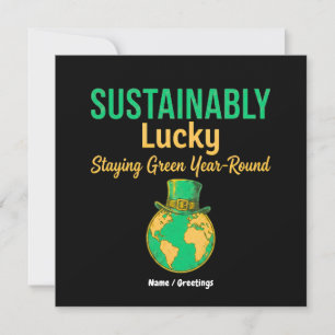 Duurzaam Gelukkig Aarde Milieuvriendelijk Groen Le Kaart