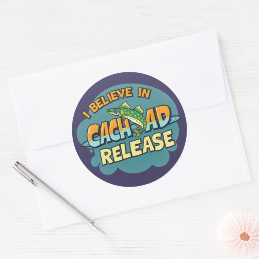 Duurzaam Gevist omarmen Ronde Sticker (Envelop)