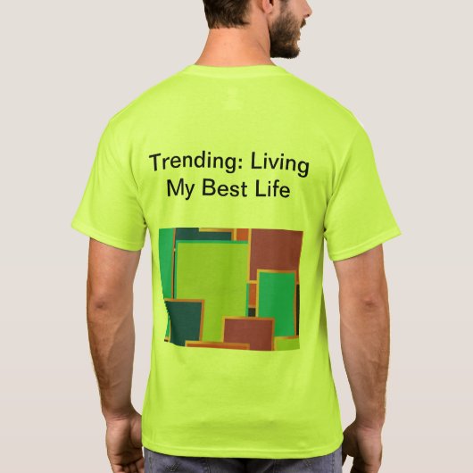 Duurzaam Goed Mode Schoon Milieu T-Shirt (Achterkant)