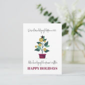 Duurzaam jaar Funny Sarcastic 2022 Kerstmis Briefkaart (Staand voorkant)