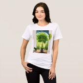 Duurzaam leven Eco-Tips T-shirt Design" (Voorkant volledig)