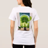 Duurzaam leven Eco-Tips T-shirt Design" (Achterkant)