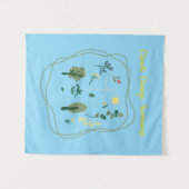 Duurzaam lifestyle design wandkleed (Voorkant (horizontaal))