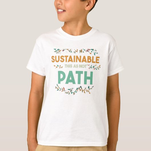 Duurzaam pad t-shirt (Voorkant)