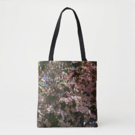 Duurzaam  Roze Bloemenportemonnee/ Tote Bag
