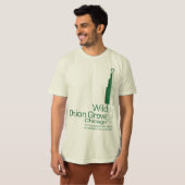 Duurzaam T-shirt voor de groei van wilde uien (Voorkant volledig)