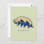 Duurzaam - Tardigrade Briefkaart (Voorkant / Achterkant)