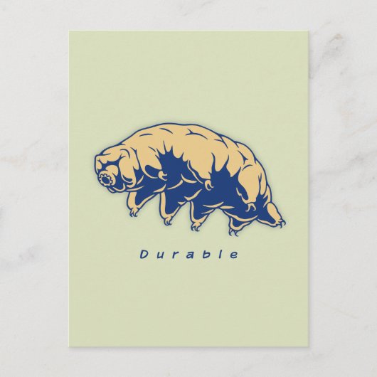 Duurzaam - Tardigrade Briefkaart (Voorkant)
