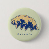 Duurzaam - Tardigrade Ronde Button 5,7 Cm (Voorkant)