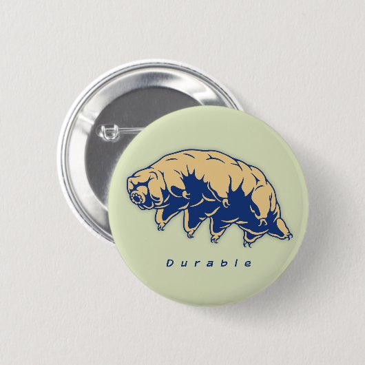 Duurzaam - Tardigrade Ronde Button 5,7 Cm (Voorkant /achterkant)
