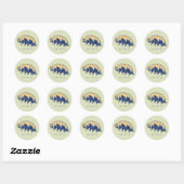 Duurzaam - Tardigrade Ronde Sticker (Vel)