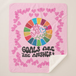 Duurzaam winkelen. Opzettelijk leven. Wereldwijde  Sherpa Deken