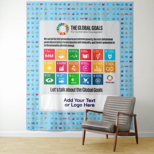 Duurzaamheid Decor voor Home Kantoor Classroom Tap Wandkleed (In situ)