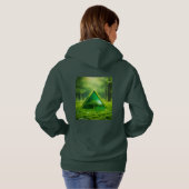Duurzaamheid en Natuur dameshoodies ontwerp Hoodie (Achterkant volledig)