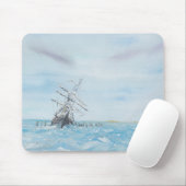 Duurzaamheid gevangen door het Antarctische ijs. S Muismat (Met muis)