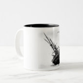 Duurzaamheid Tweekleurige Koffiemok (Voorkant links)