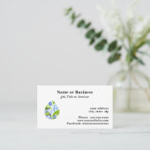 Duurzaamheid Visitekaartje (Staand voorkant)