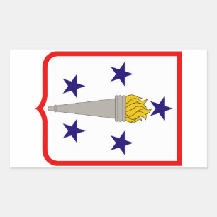 Duurzaamheidscentrum Rechthoekige Sticker