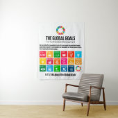 Duurzaamheidsdoelen Poster Moderne Trendy Cadeau Wandkleed (In situ)